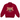 Supreme Crest Applique Half Zip Pullover Red sneakers frontvy av mörkröd tröja med broderad vit logotyp på bröstet och hög krage