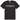 Supreme RX Tee Black sneakers sett framifrån med svart bomullsmaterial och vit grafisk Supreme-logotyp tryckt på bröstet i en stilren passform