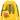 Produkt Supreme Hanes Bones Thermal Crew FW25 (1 Pack) Yellow bild 1
