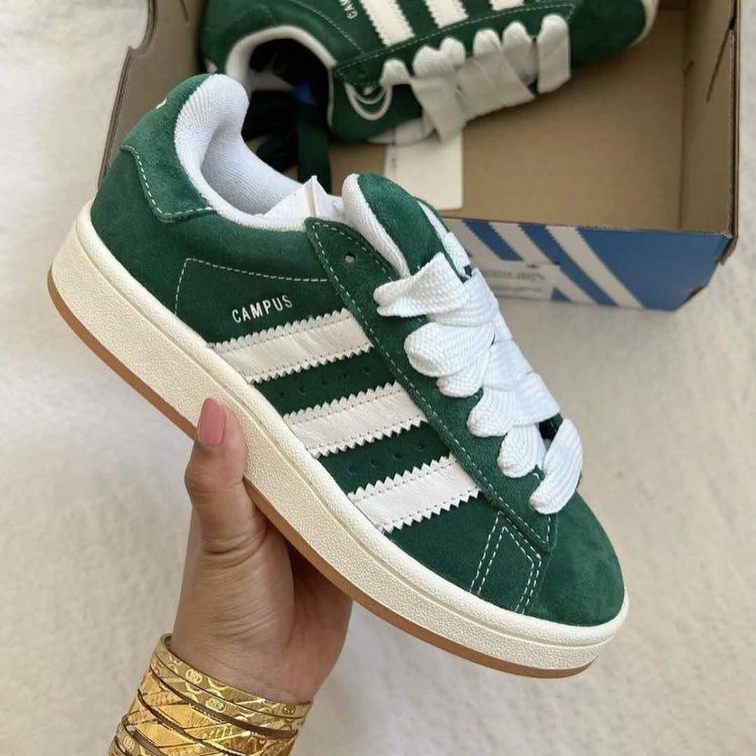 Miniatyrbild av Adidas Campus 00s Green White 3