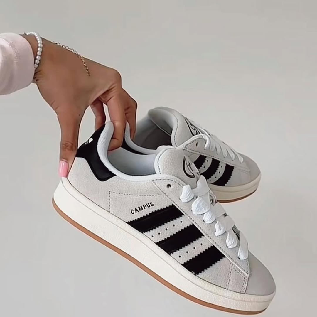 Miniatyrbild av Adidas Campus 00s Crystal White Core Black 2