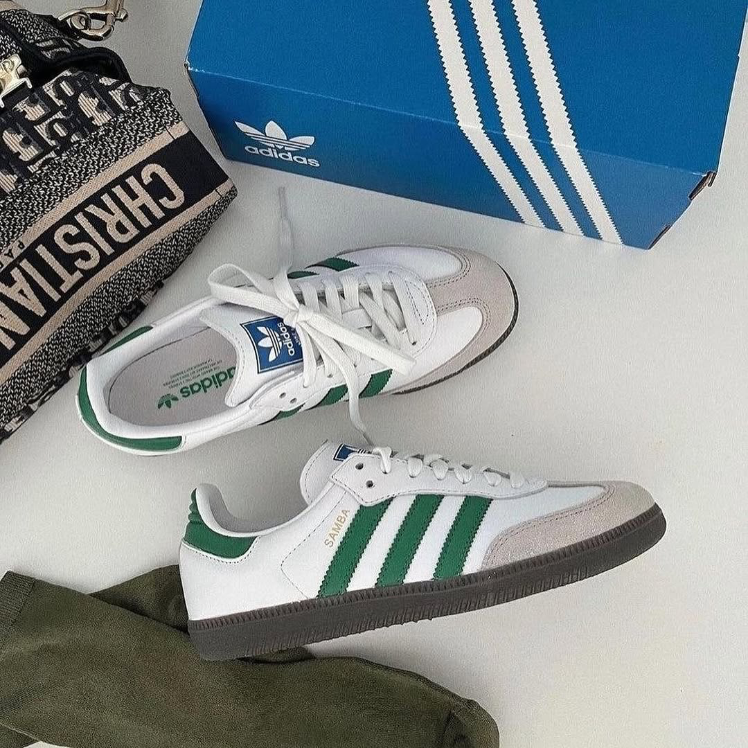 Miniatyrbild av Adidas Samba White Green 2