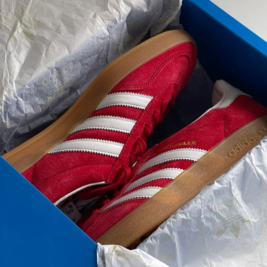 Miniatyrbild av Adidas Gazelle Indoor Scarlet Cloud White 3