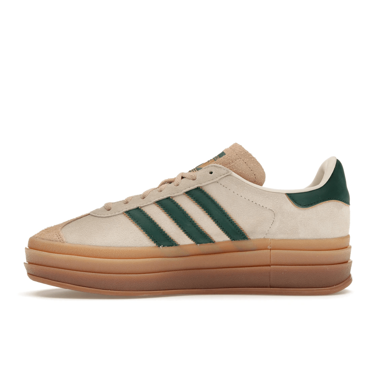 Miniatyrbild av Adidas Gazelle Bold Magic Beige Collegiate Green 3