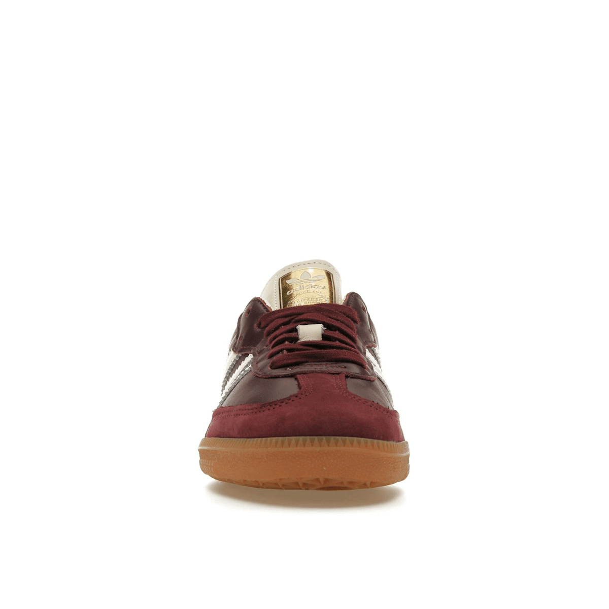 Miniatyrbild av Adidas Samba Maroon Metallic Gold 3