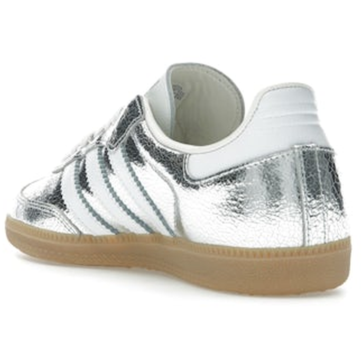 Miniatyrbild av Adidas Samba  Silver Metallic Cracked Leather 4