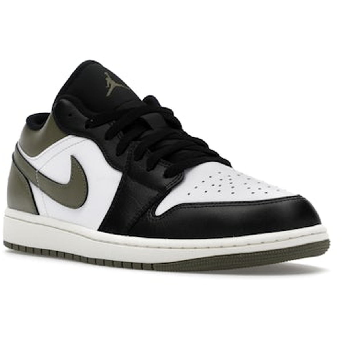 Miniatyrbild av Air Jordan 1 Low Black Toe Medium Olive 2
