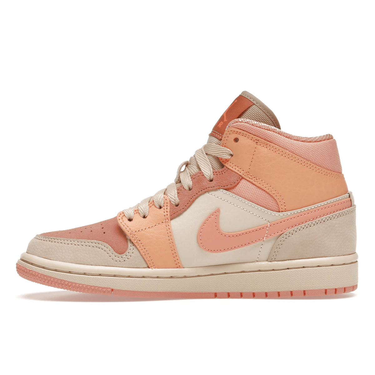 Miniatyrbild av Air Jordan 1 Mid Apricot Orange 3
