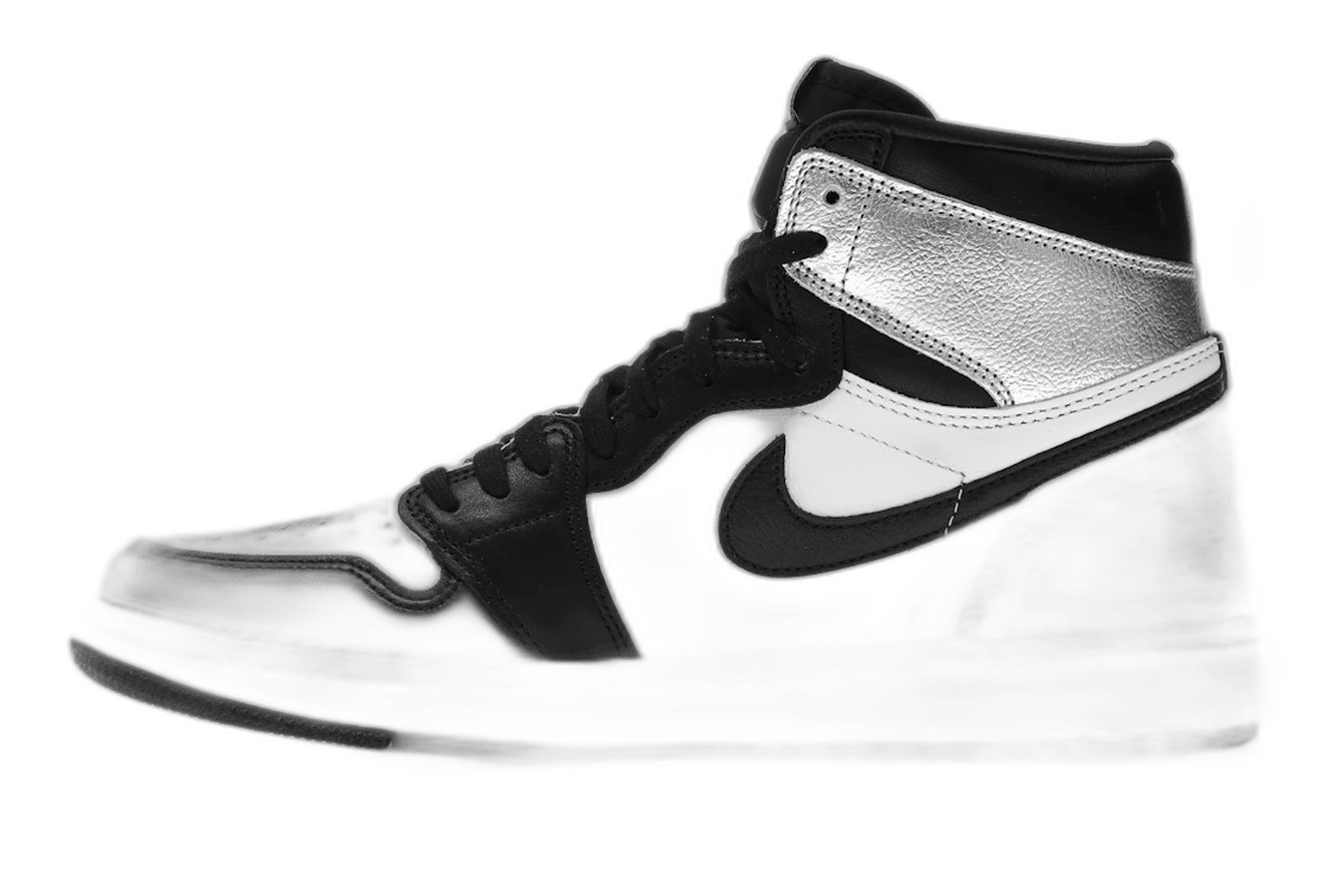 Miniatyrbild av Air Jordan 1 Retro High Silver Toe 3