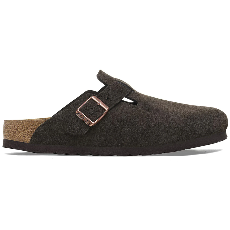 Birkenstock Boston Mocha Suede