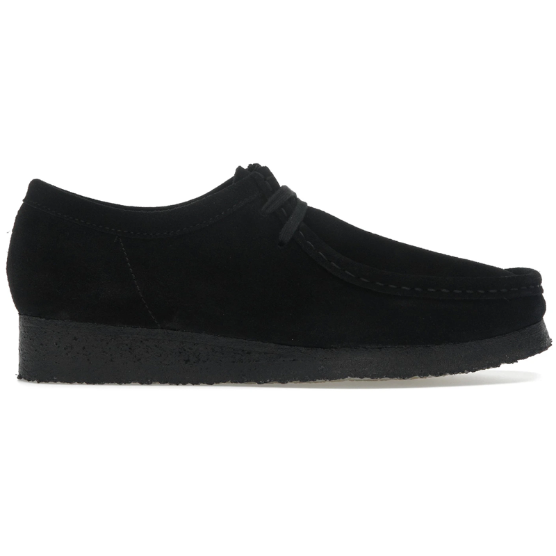 Clarks Wallabee Black Suede