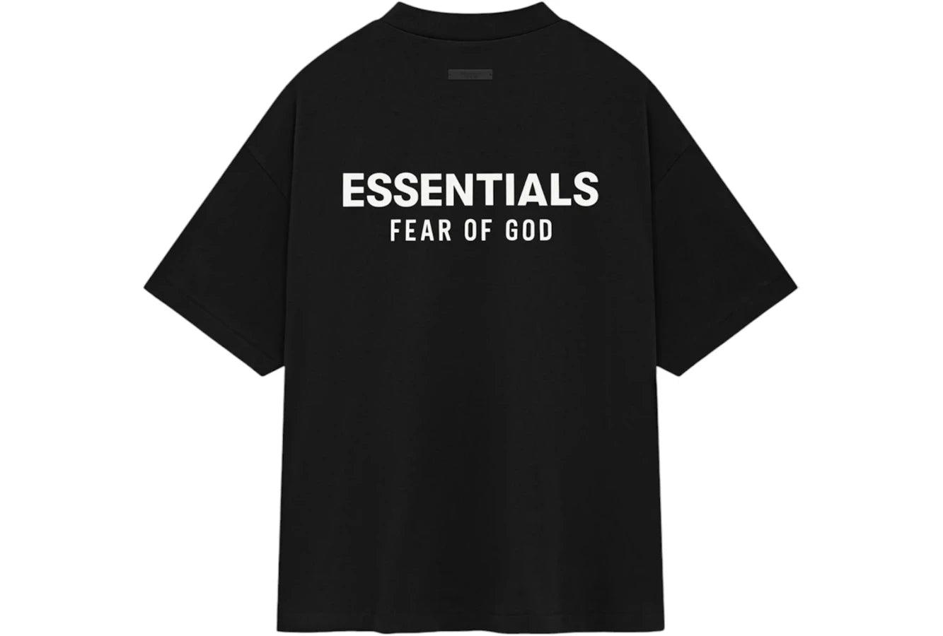 Miniatyrbild av Fear of God Essentials Jersey Crewneck T-Shirt Black 2