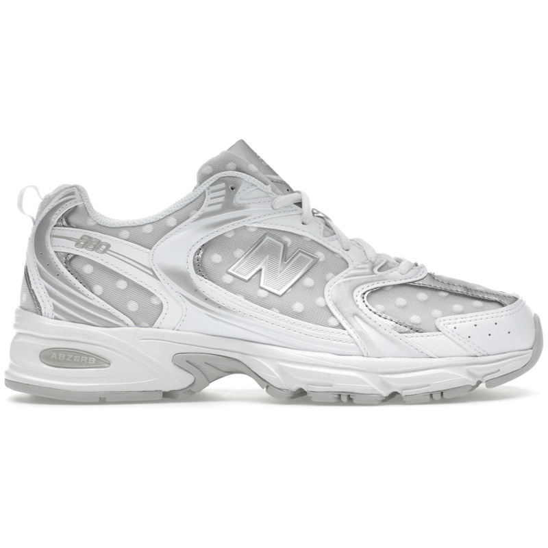 New Balance 530 Silver Metallic Polka Dots