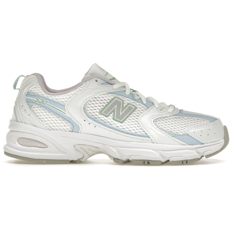 New Balance 530 White Light Chrome Blue Clay Ash