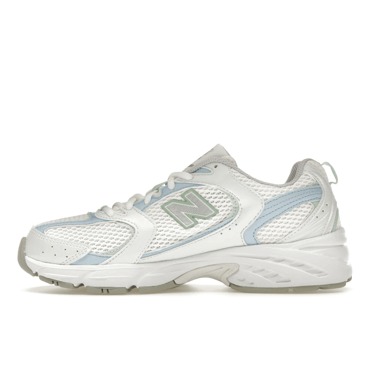 Miniatyrbild av New Balance 530 White Light Chrome Blue Clay Ash 3