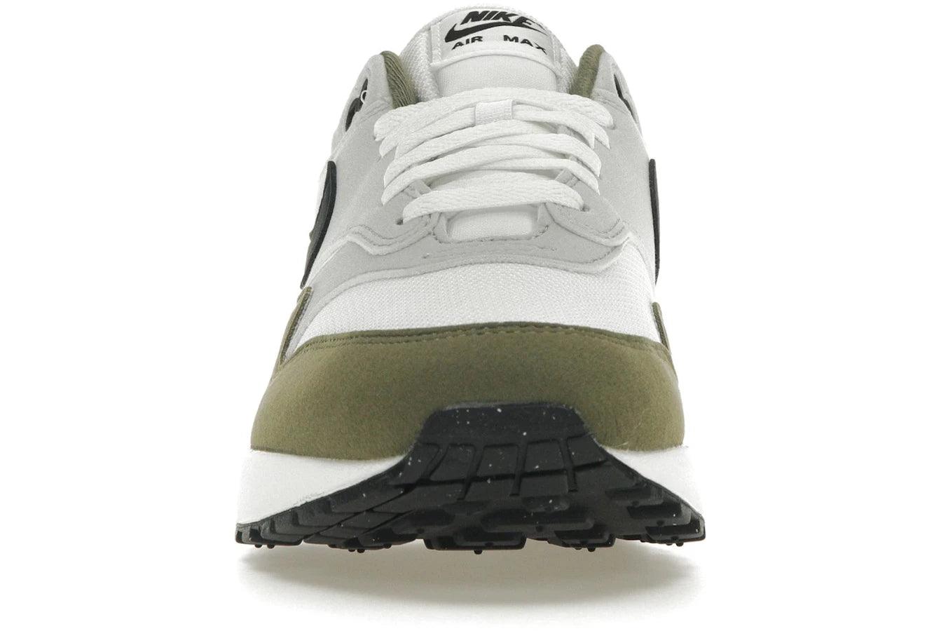 Miniatyrbild av Nike Air Max 1 White Black Medium Olive 2