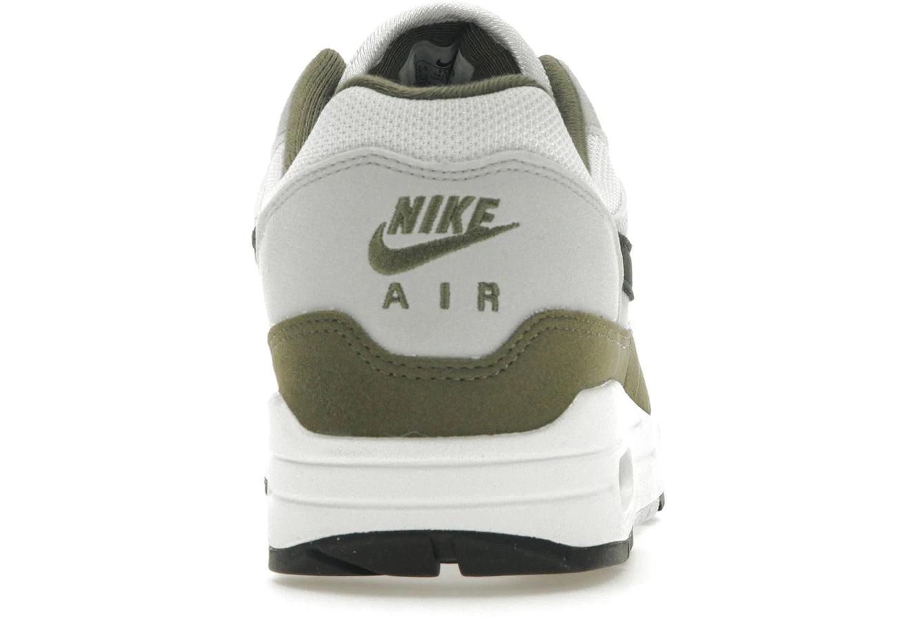 Miniatyrbild av Nike Air Max 1 White Black Medium Olive 4