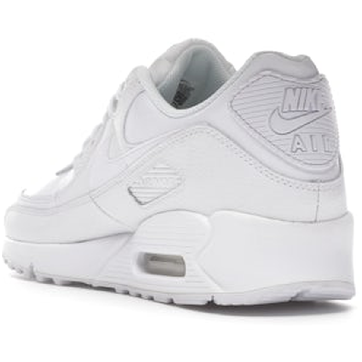Miniatyrbild av Nike Air Max 90 Leather Triple White 4