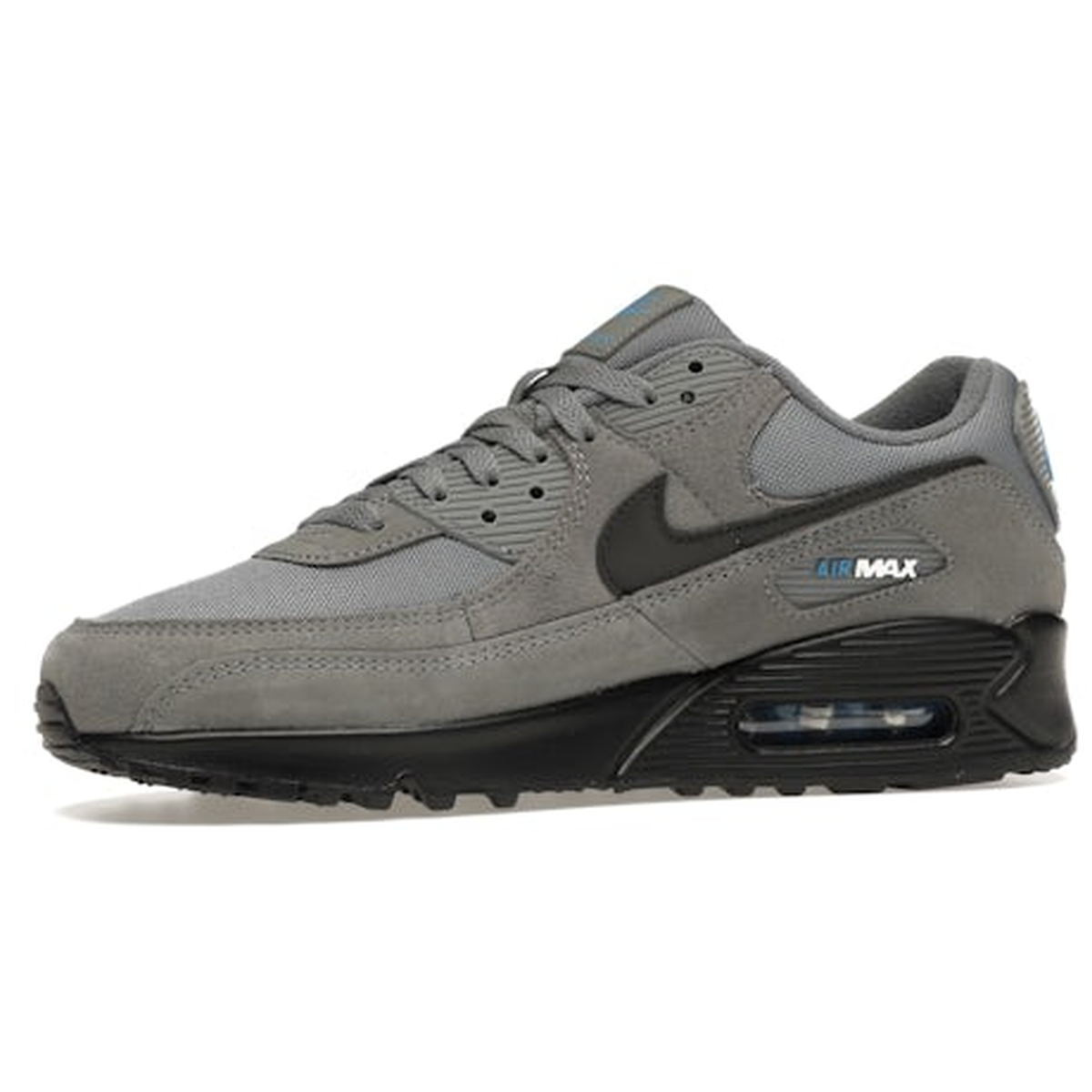 Miniatyrbild av Nike Air Max 90 Smoke Grey Light Photo Blue 3