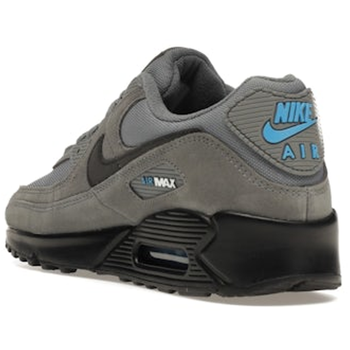 Miniatyrbild av Nike Air Max 90 Smoke Grey Light Photo Blue 4