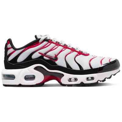 Nike Air Max Plus Pure Platinum Black White University Red 