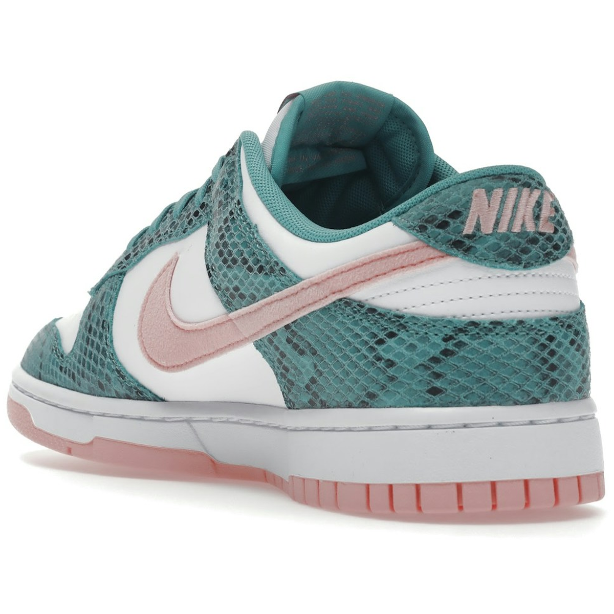 Miniatyrbild av Nike Dunk Low Snakeskin Washed Teal Bleached Coral 4