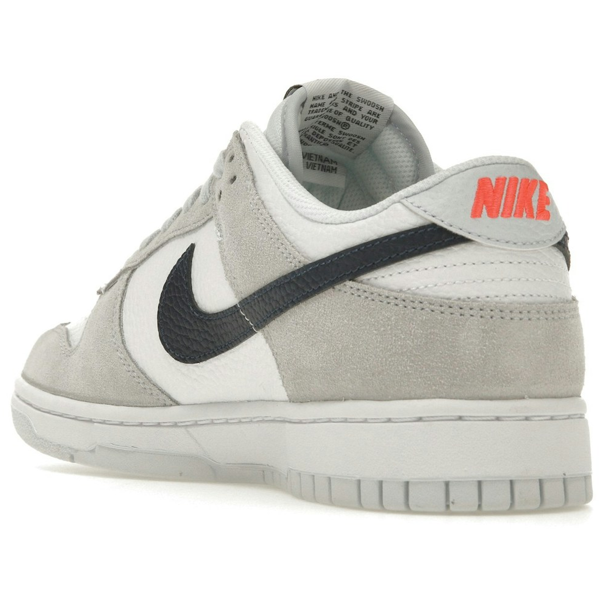 Miniatyrbild av Nike Dunk Low White Grey Navy Aqua Mini Swoosh 4